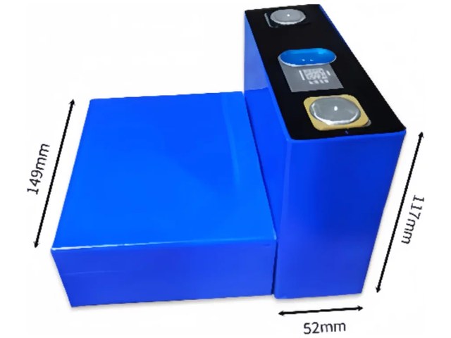 Gotion LFP53148117 120Ah 3.2V prismatic LiFePO4 cell