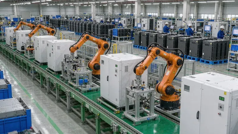 Automated battery PACK assembly line
